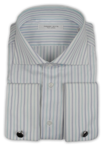 Фото товара Рубашка белая Romano Botta, артикул: 242063 Під запонки