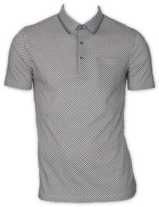 Фото Футболка-поло белая Chenerile артикул: 28004 Футболки та поло