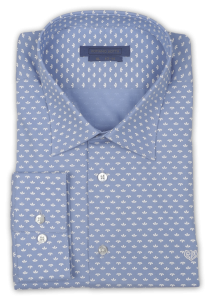 Фото Рубашка голубая Romano Botta артикул: 2442127 Класичні 