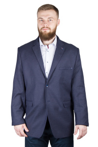 Фото товара Пиджак синий в точку MAIKLEN, артикул: 084079 Піджаки