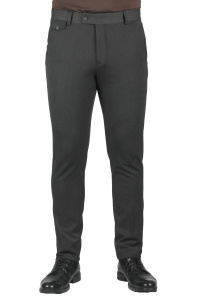 Фото Брюки сіріі однотонні стрейчеві MCR артикул: 38988-02 Брюки