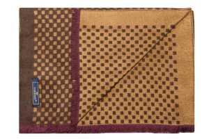 Фото товара Шарф коричневый в квадрат CARDOZO, артикул: 42732 Шарфи