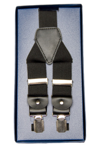 Фото товара Подтяжки чёрные LU CENZZO, артикул: 85369 Підтяжки