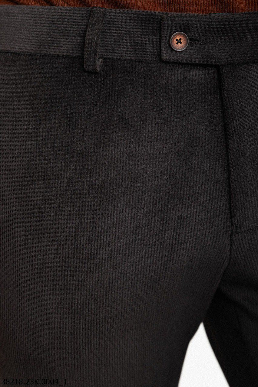 Брюки вельветові темно-коричневіі  MCR