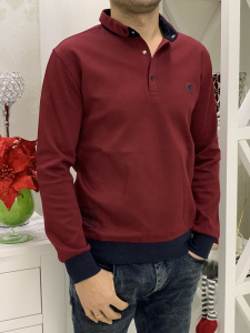 Фото товара Кофта трикотажна  бордова  ZINZOLIN, артикул: 5480-02 Светри , Кофти поло