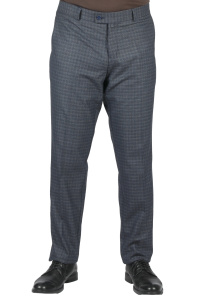 Фото Брюки темно-сині в клітинку MAIKLEN артикул: 0821292 Брюки