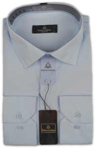 Фото товара Рубашка голубая Roberto Gabbani, артикул: 2430158 Приталені