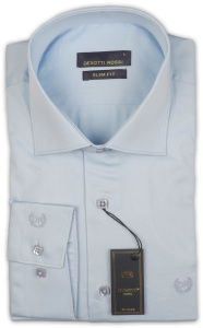 Фото товара Рубашка светло-голубая Desotti Rossi, артикул: 240025 Приталені