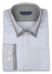 Фото товара Рубашка голубая Romano Botta, артикул: 2431002 Класичні 