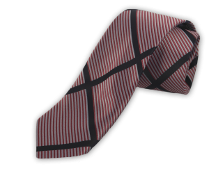Фото товара Галстук красный с планочкам FABIO DIVAYO, артикул: 23569 Краватки