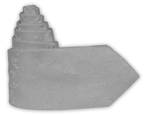 Фото товара Галстук белый LA PESCARA, артикул: 700404 Краватки