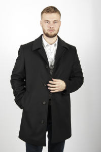 Фото товара Пальто чёрное утеплённое ROLADA, артикул: 3990 Пальто