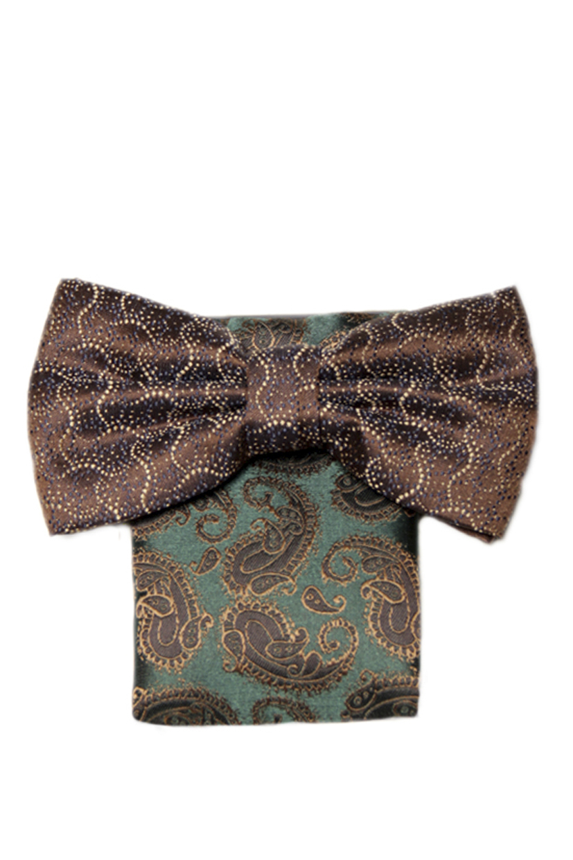 Бабочка с платочком разных цветов в ассортименте CINOROSSI