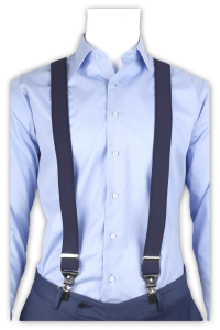 Фото товара Подтяжки синие PAULO UDINI, артикул: 25811 Підтяжки