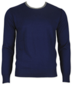 Фото товара Свитер синий CONSSENSO, артикул: 104213-3 Светри , Кофти поло