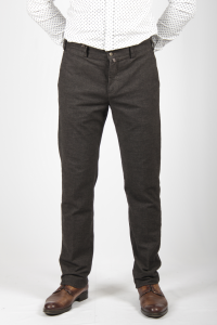 Фото Брюки котоновые тёмно-серые FOUR . TEN артикул: 2720 Брюки