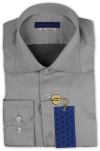 Фото Рубашка  светло-серая Romano Botta артикул: 2432039 Класичні 