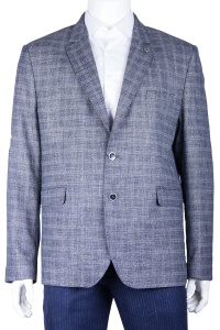 Фото товара Пиджак cерый в клетку MAIKLEN, артикул: 1439152 Піджаки