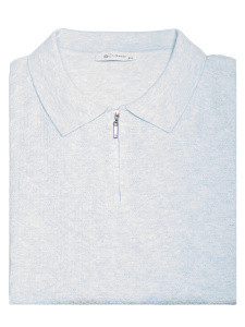 Фото Футболка-поло голубая UTES артикул: 0187 Футболки та поло