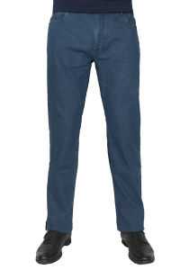 Фото Джинси сині класичні завужені ENRICO CERINI артикул: 211405 Брюки