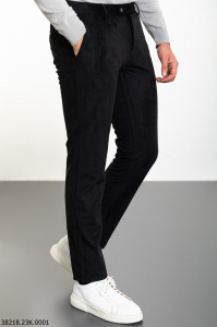 Фото товара Брюки вельветові чорні на флісі  MCR, артикул: 38218-2 Брюки