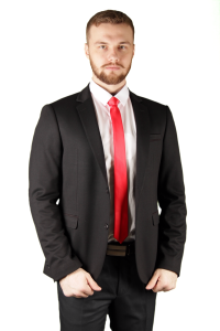 Фото Пиджак чёрный трикотажный ZOLOZZO артикул: 2859 Піджаки