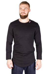 Фото товара Футболка чёрная с длинным рукавом LAGOS, артикул: 18733 Футболки та поло