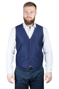 Фото товара Жилет тёмно-синийTONY CASSANO, артикул: 3652 Жилет + брюки