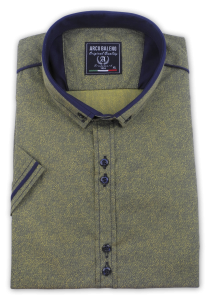 Фото Рубашка с коротким рукавом зелёная ARCO BALENO артикул: 267100 Приталений крій