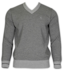 Фото Свитер серый NOVEL артикул: 10821 Светри , Кофти поло