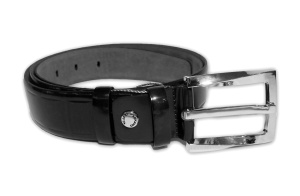 Фото Ремень чёрный Romano Botta артикул: 40021 Ремені