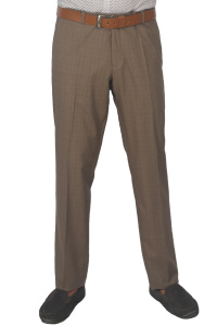 Фото товара Брюки коричневые в клетку  MCR, артикул: 38855 Брюки