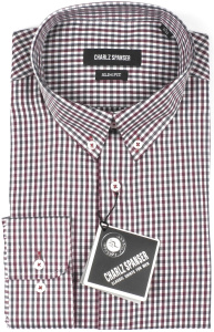 Фото товара Рубашка белая  Charlz Spanser, артикул: 9022-2 Приталені
