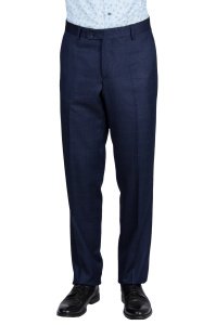 Фото товара Брюки синие в клетку классические PRADELLI, артикул: 212-11 Брюки