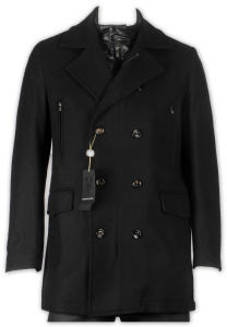 Фото Пальто черное ROMANO BOTTA артикул: 3122-014 Пальто