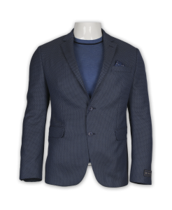 Фото товара Пиджак синий в голубой кружок OLIVER MANCINI, артикул: 324-04 Піджаки