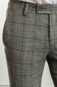Фото товара Брюки темно-сірі в клітинку MCR 38175, артикул: 38175 Брюки