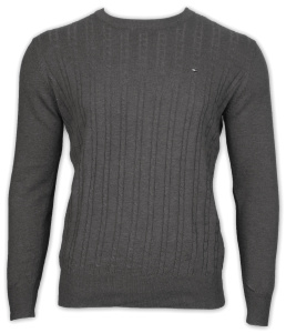 Фото Свитер серый Tommy Hilfiger артикул: 101334 Светри , Кофти поло