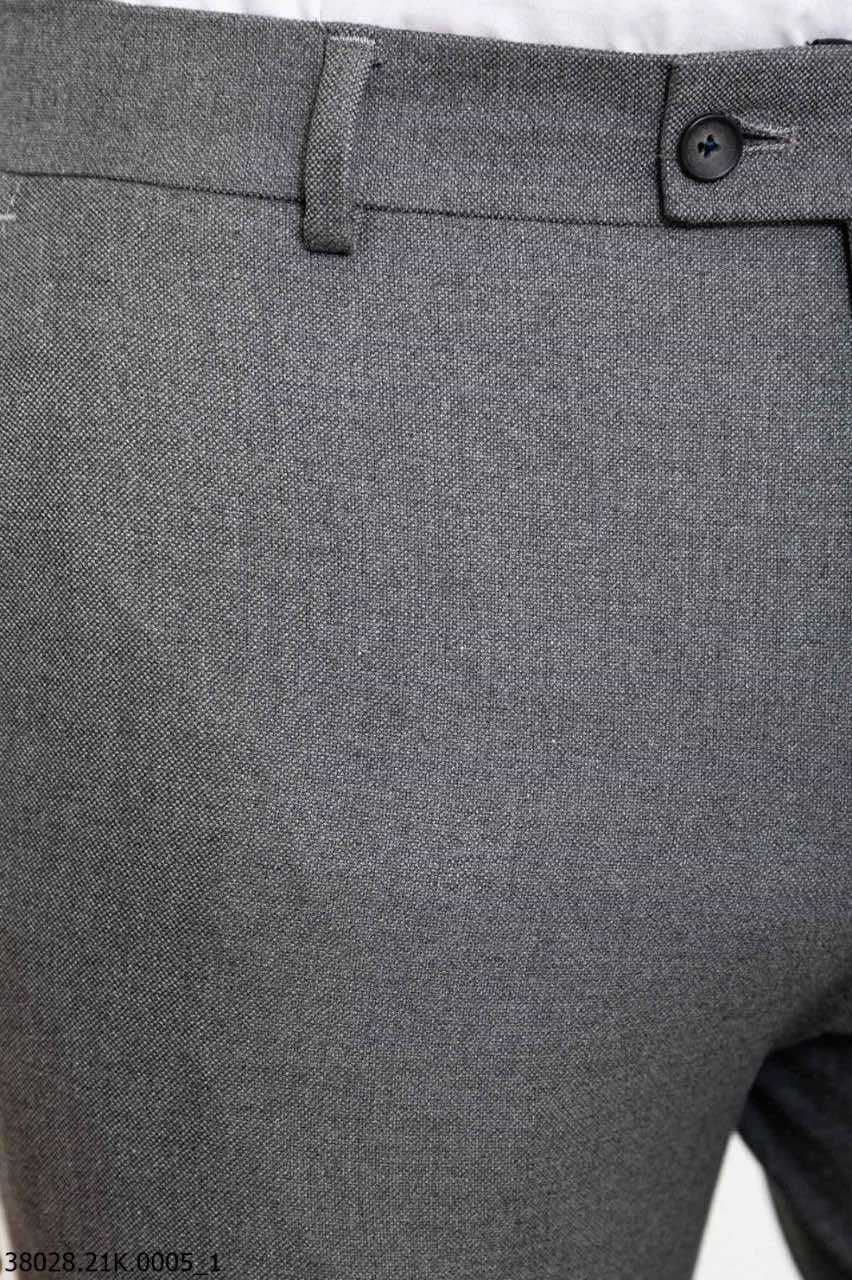 Брюки сірі плотна тканина однотонні MCR 38028