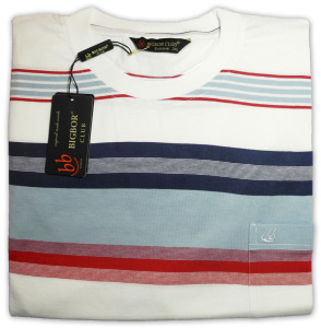 Фото товара Футболка поло белая BIGBOR CLUB, артикул: 284454 Футболки та поло