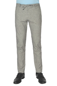 Фото товара Брюки сірі лляні однотонні  MCR, артикул: 38977-50 Брюки