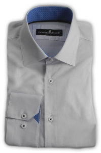 Фото Рубашка белая Giovanni Fratelli артикул: 242336 Приталені