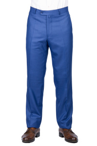 Фото товара Брюки синие текстурная ткань PRADELLI, артикул: 004410-1 Брюки