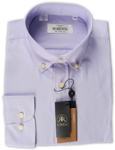 Фото товара Рубашка светло-сиреневая Roberta, артикул: 243611 Класичні 