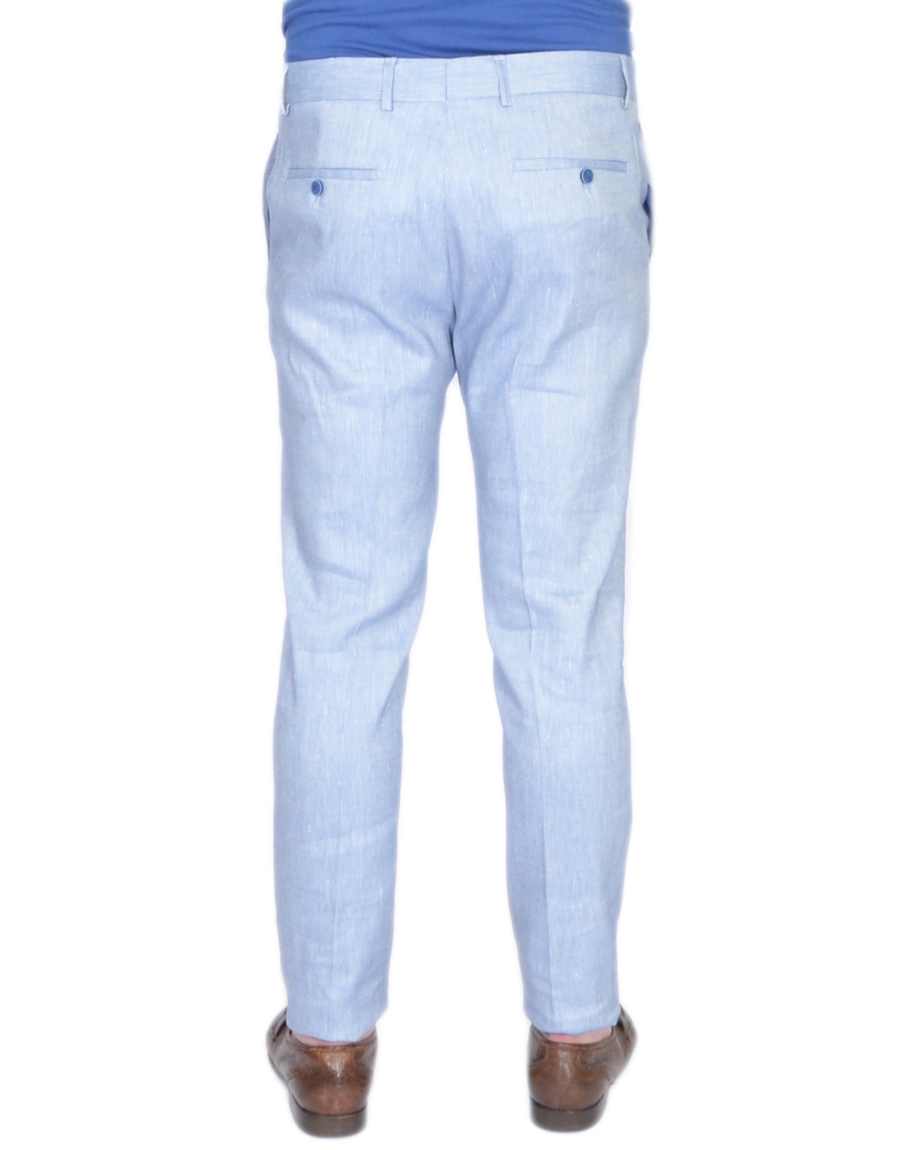 Брюки блакитні однотонні  MCR