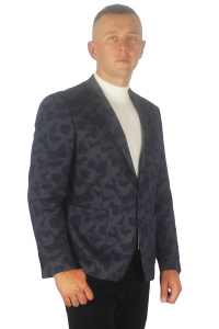 Фото товара Пиджак синий трикотажный ENRICO CERINI, артикул: 181217 Піджаки