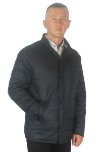 Фото Куртка синяя удлинённая MAIKLEN артикул: 1399065 Куртки