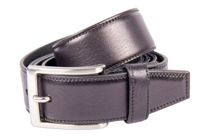 Фото Ремень чёрный кожаный LEATHER COUNTRY артикул: 13-13 Ремені