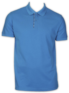 Фото товара Футболка поло голубая HANLIN, артикул: 281814 Футболки та поло