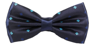 Фото товара Бабочка тёмно-синяя голубой рисунок, артикул: 2073 Метелики